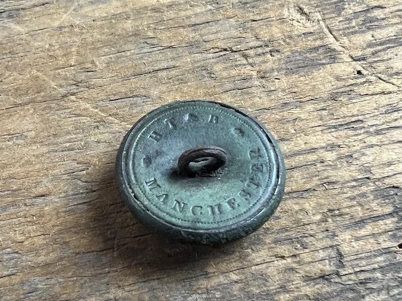 Confederate Eagle Droop Wing Staff Officers Coat Button HTB Manchester BM