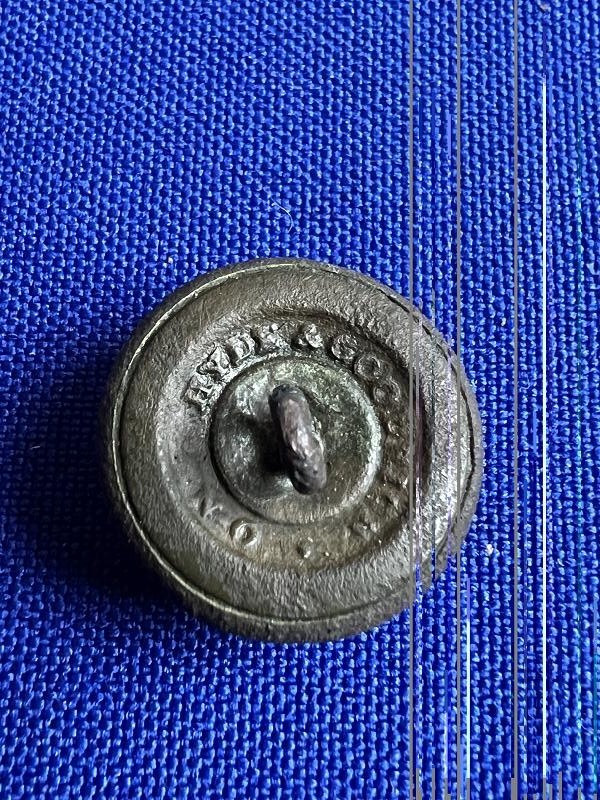 Dug Confederate Mississippi I Coat Button Spot County VA