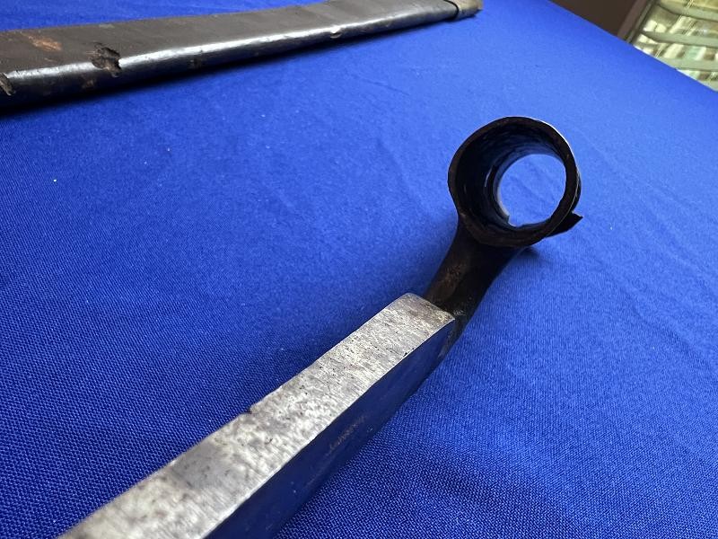 P1849 AUSTRIAN RIFLE SABRE BAYONET WITH SCABBARD