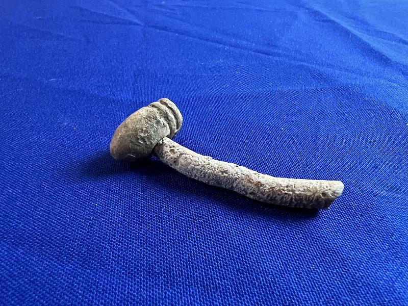 Civil War Dug Carved Lead Pencil with a Bullet Holder