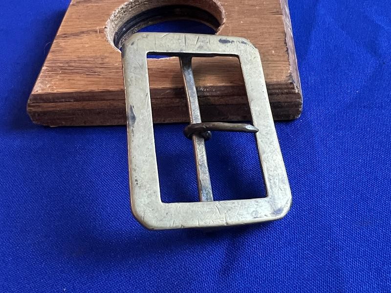 INDIAN WAR ERA CARBINE STRAP BRASS CROSSBELT PLATE BUCKLE