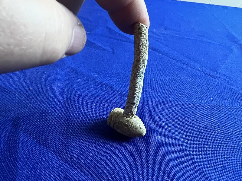 Civil War Dug Carved Lead Pencil with a Bullet Holder