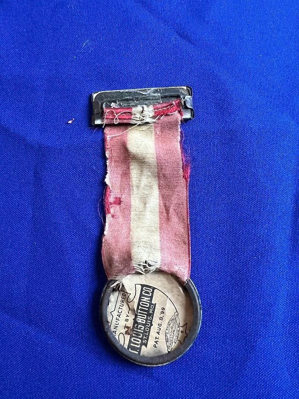 UNITED CONFEDERATE VETERAN BADGE RIBBON FOR HATTIESBURG MISSISSIPPI REUNION