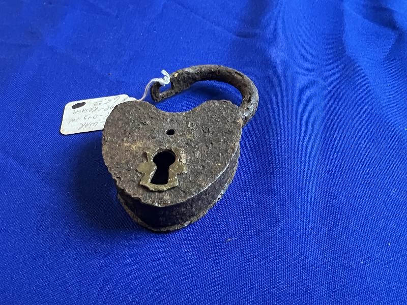 DUG CIVIL WAR ERA RAILROAD PADDLOCK RECOVERED RESACA CAMP