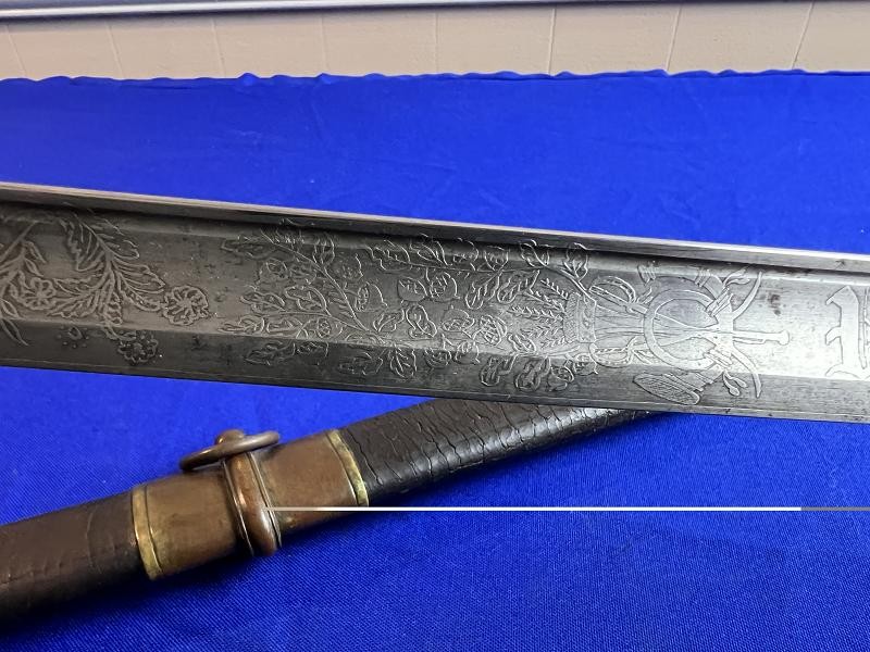 US MODEL 1850 FOOT OFFICERS SWORD BY C ROBY CO