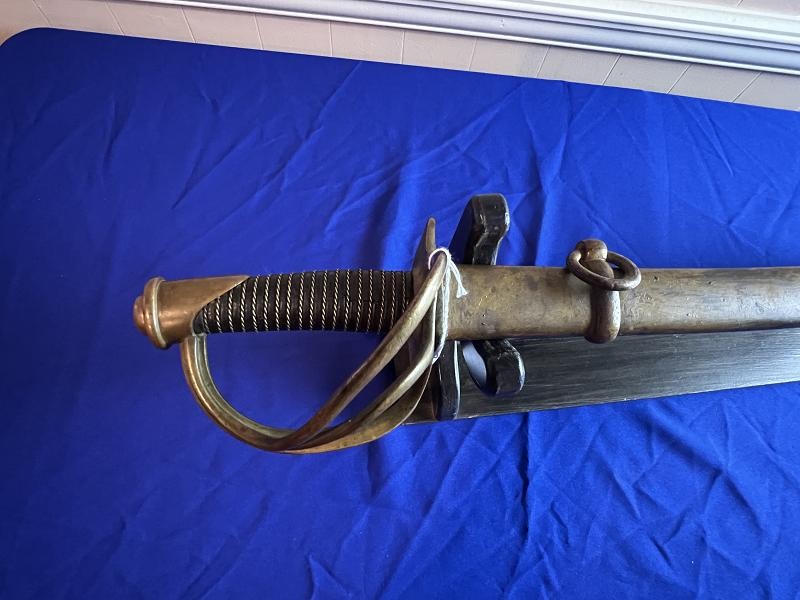Rare Dated 1851 U.S. Model 1840 Ames Heavy Cavalry Saber Sword & Scabbard