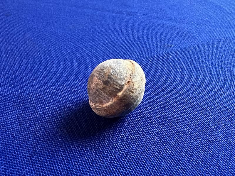 RARE BELTED TWO GROOVE BRUNSWICK RIFLE BULLET DUG CIVIL WAR RELIC