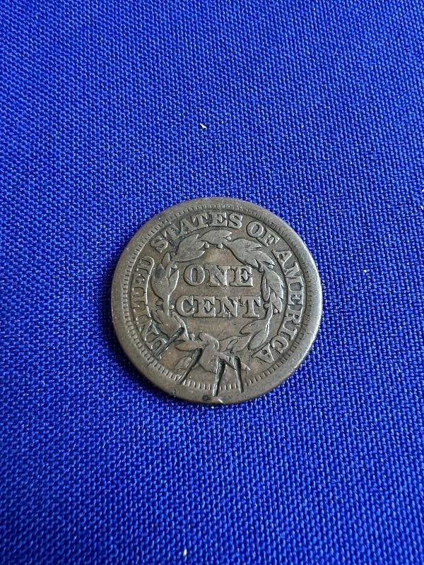 1852 US LARGE CENT COIN NICE VISIBLE DATE