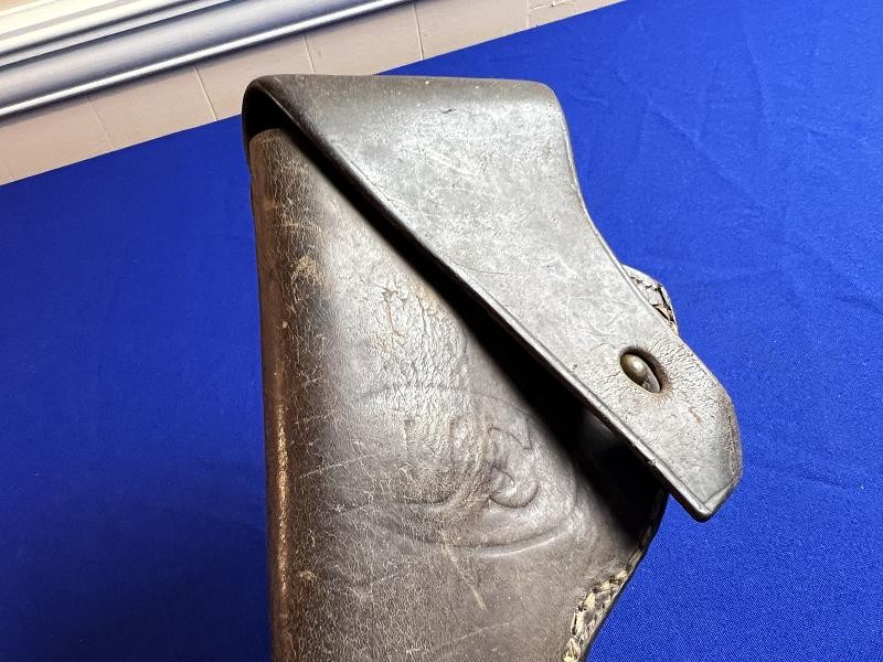 WWI US Service Revolver Graton Knight marked 1908 Leather Holster