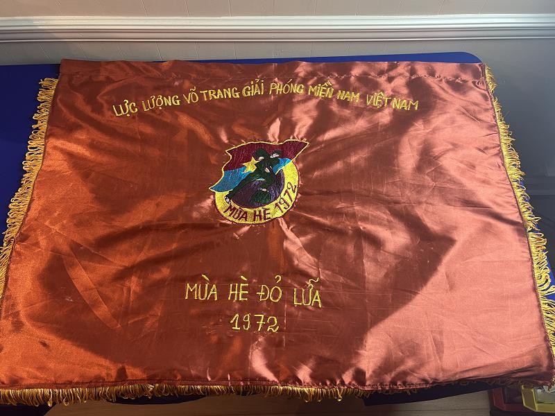 VIETNAM NATIONAL LIBERATION FRONT FLAG VC VIET CONG 1972 MUA HE DO LUA
