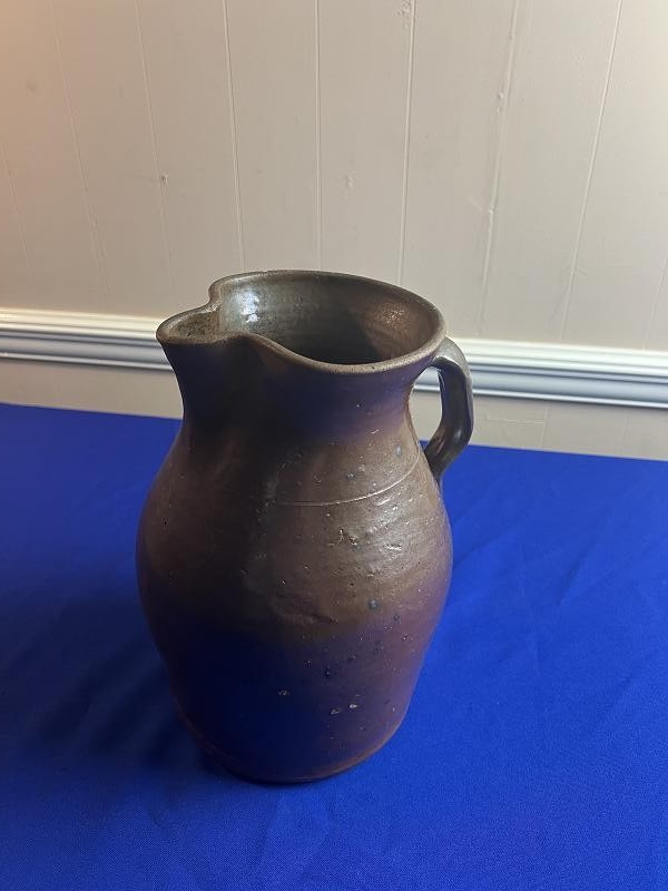 1700-1800 Extra Large Salt-Glazed Stoneware Pitcher Jug