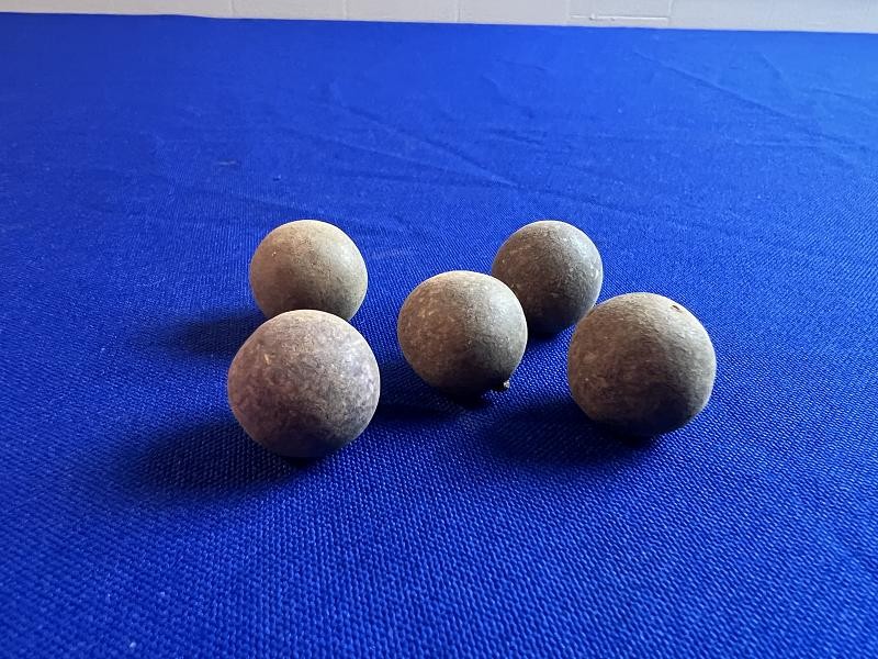 ORIGINAL FIVE CIVIL WAR ERA CLAY MABLES
