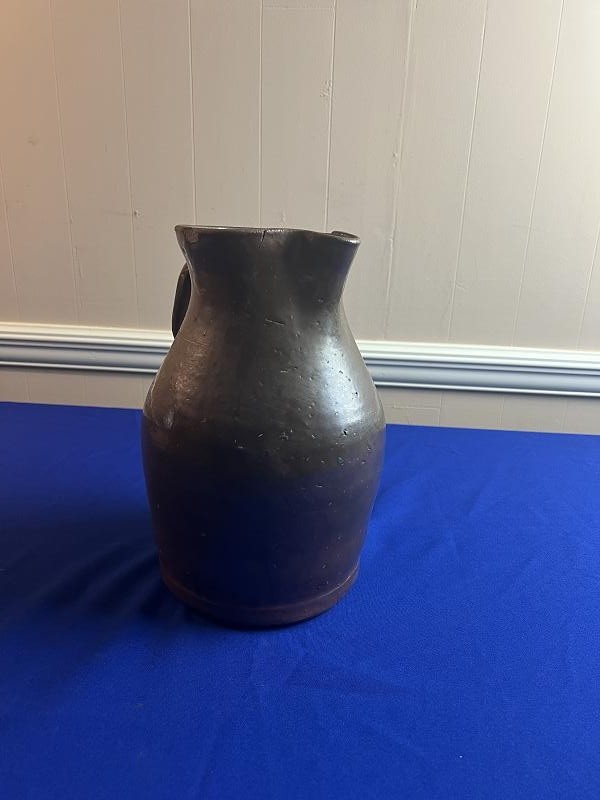 1700-1800 Extra Large Salt-Glazed Stoneware Pitcher Jug