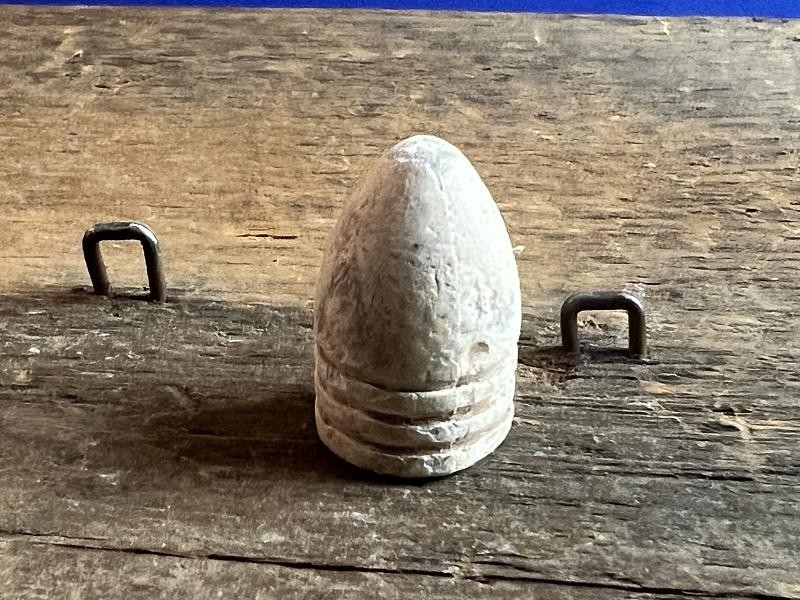 CIVIL WAR SPRINGFIELD 69 CALIBER CONE BASE THREE RING BULLET