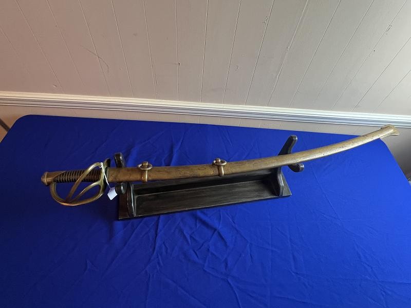 Rare Dated 1851 U.S. Model 1840 Ames Heavy Cavalry Saber Sword & Scabbard