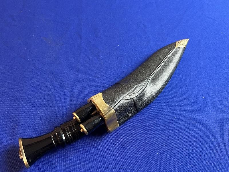 Nepalese Gurkha Kukri Fighting Knife with Scabbard