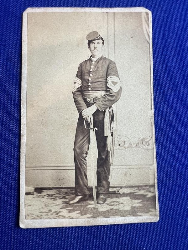 Photo of US Civil War, Cavalry Master Sergeant CDV Image