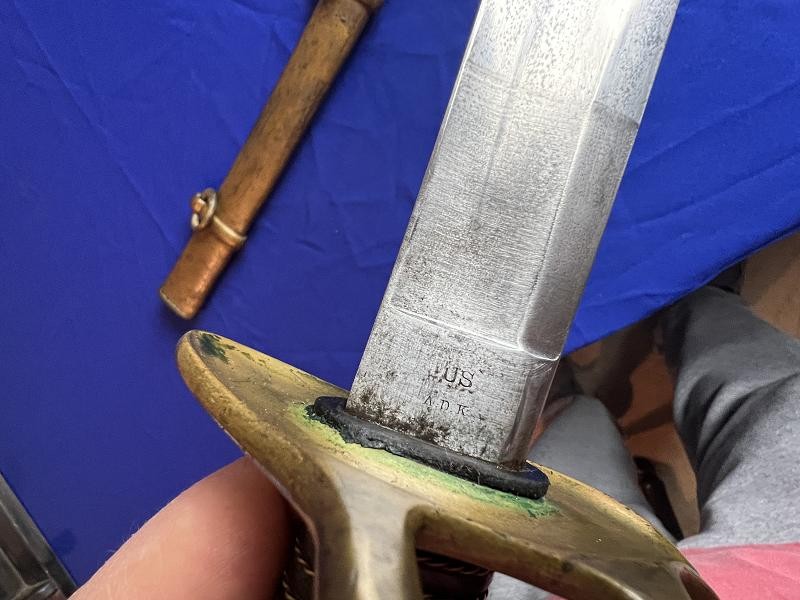 Rare Dated 1851 U.S. Model 1840 Ames Heavy Cavalry Saber Sword & Scabbard