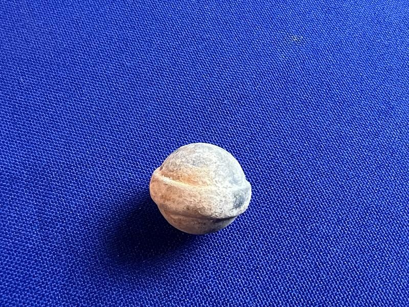 RARE BELTED TWO GROOVE BRUNSWICK RIFLE BULLET DUG CIVIL WAR RELIC