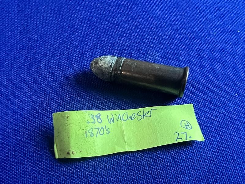 1870'S Winchester 38 Caliber Cartridge H Stamped