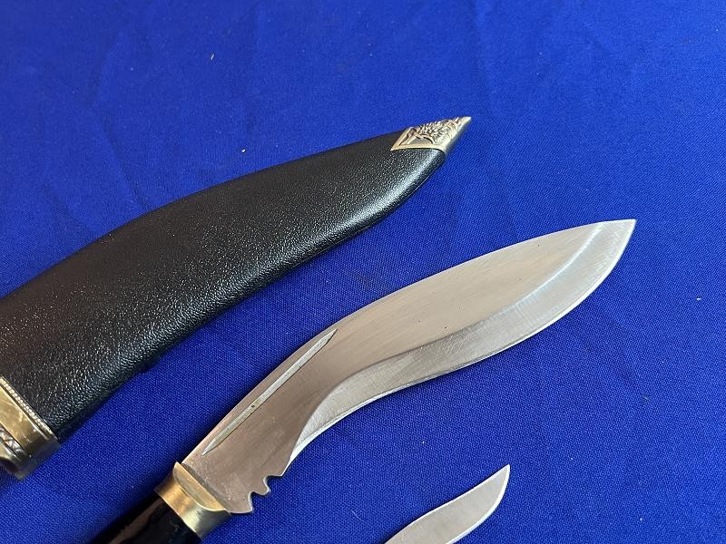 Nepalese Gurkha Kukri Fighting Knife with Scabbard