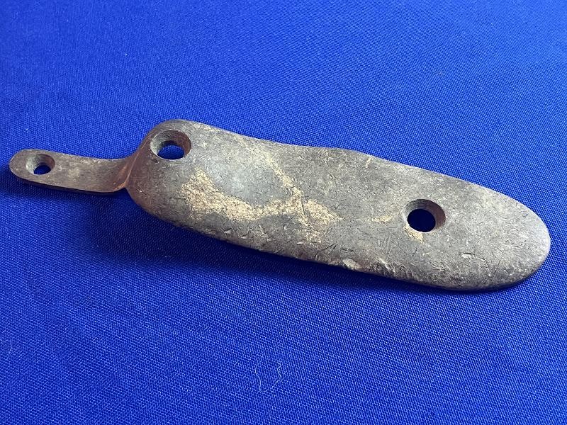 DUG ENFIELD MUSKET BUTTPLATE RECOVERED IN DALTON GA