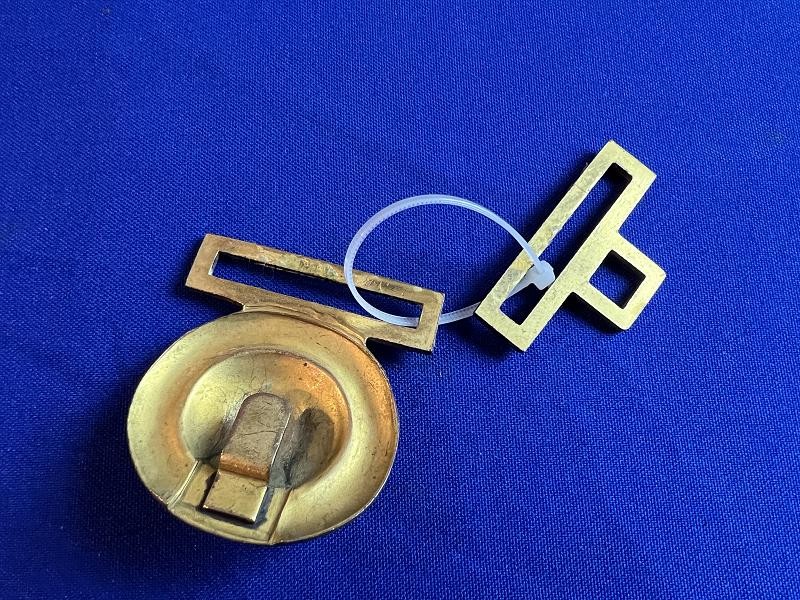 INDIAN WAR ERA US NAVY OFFICERS EAGLE TWO PIECE BUCKLE
