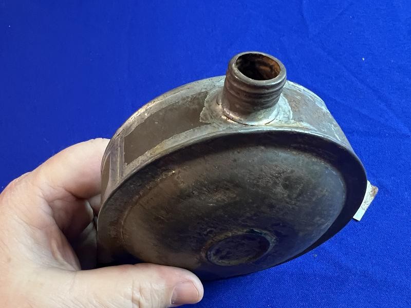 CIVIL WAR ERA BELT TIN CANTEEN FLASK