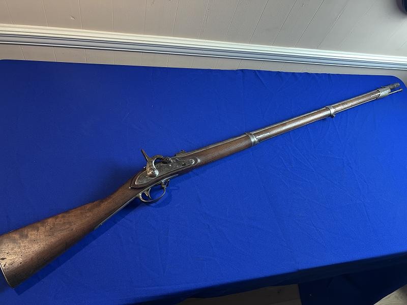 GOOD LOOKING RIFLED AND SIGHTED .69 CALIBER H&P CONVERSION OF A SPRINGFIELD MODEL 1822 U.S. MUSKET