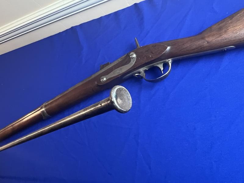 GOOD LOOKING RIFLED AND SIGHTED .69 CALIBER H&P CONVERSION OF A SPRINGFIELD MODEL 1822 U.S. MUSKET