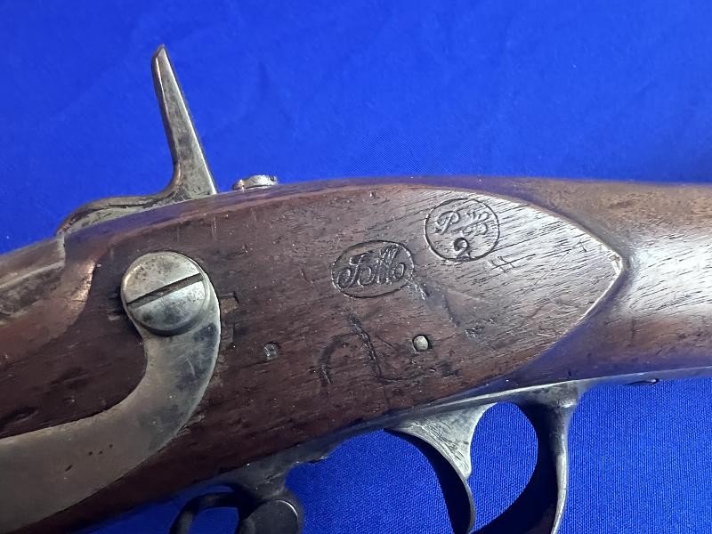 GOOD LOOKING RIFLED AND SIGHTED .69 CALIBER H&P CONVERSION OF A SPRINGFIELD MODEL 1822 U.S. MUSKET