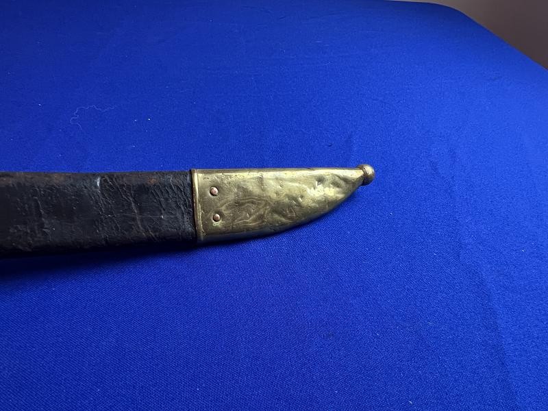 US M1855 SABER BAYONET W/ SCABBARD, FOR M1841 “MISSISSIPPI RIFLE