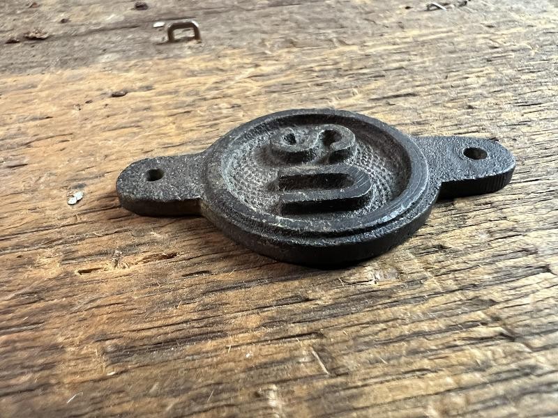 Original Civil War M1858 US Cavalry Horse Bit Rosette Recovered in Petersburg Virginia