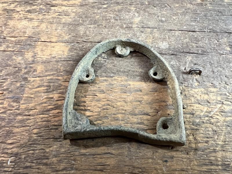 Civil War Dug Large Brass Heel Plate Kolb Farm Marietta Georgia