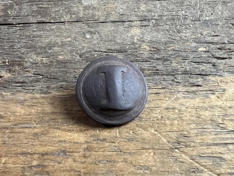 DUG CIVIL WAR CONFEDERATE CAST I INFANTRYMAN'S COAT BUTTON NASHVILLE